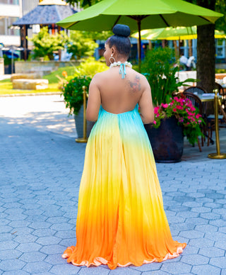 Shoreline Glow Ombre Maxi Dress