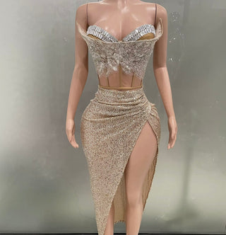 Teaser two piece glam set